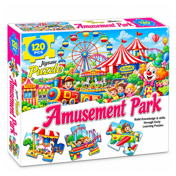 120 Pcs Puzzle Big Assorted