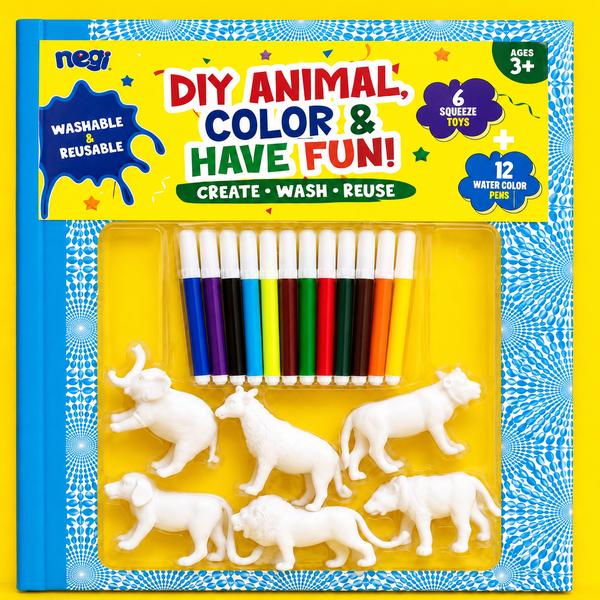 DIY Colour Animal and Have Fun 6-12