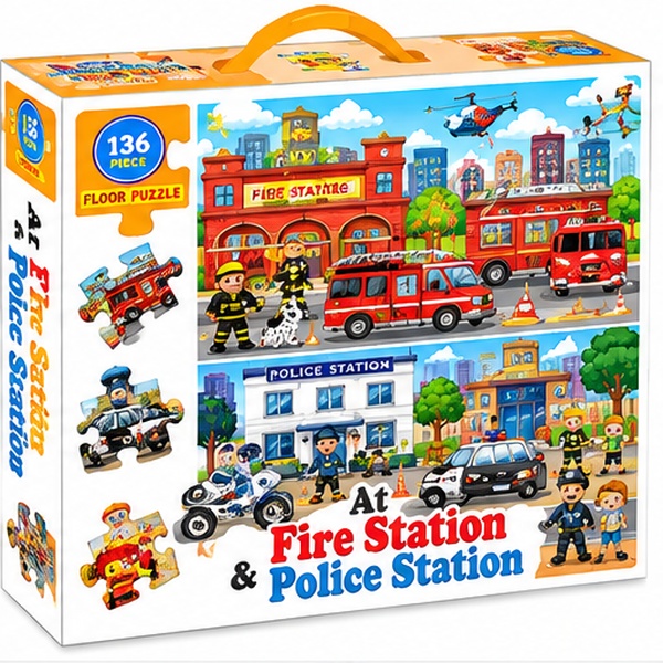 108 Pcs Floor Puzzle (Assorted)