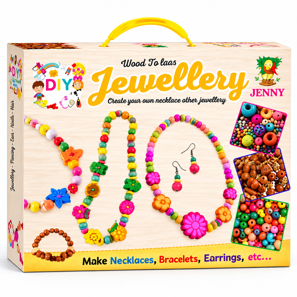 DIY Jewellery Making Kit (Wooden)