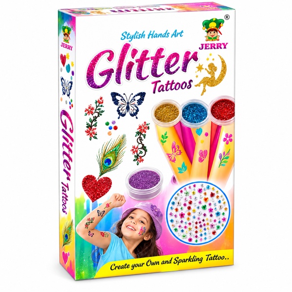 DIY Glitter Tattos