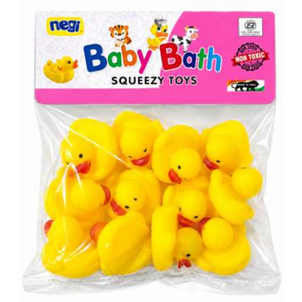 Negi 12 PCS Small Duck Squeeze Set