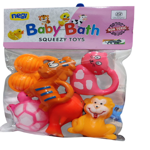 Baby Bath Squeezy Toys