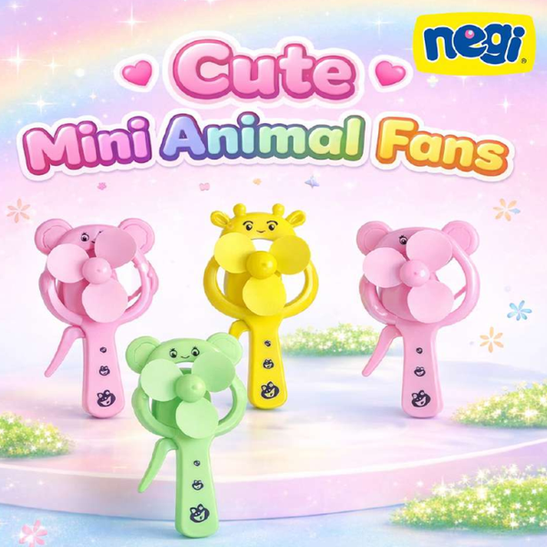 Negi Cute Mini Animal Fan Toy