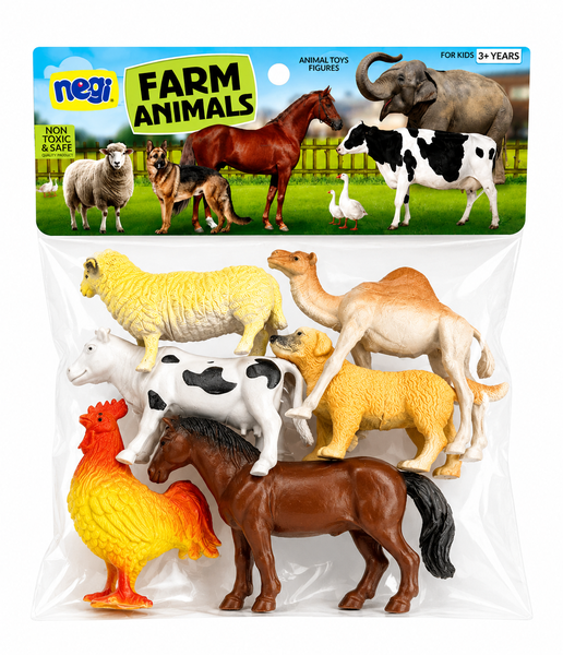 Negi Farm Animals Toy Set