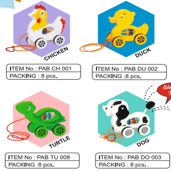 Virgo Toys Pull Along Buddy