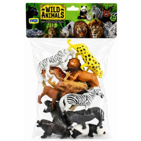Negi 12PCS Wild Animals Set Big