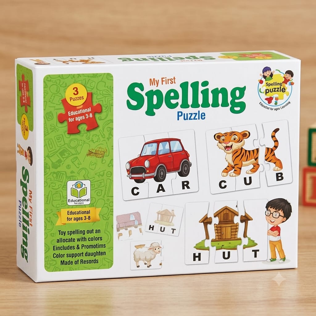 Spelling Puzzle 3Pcs