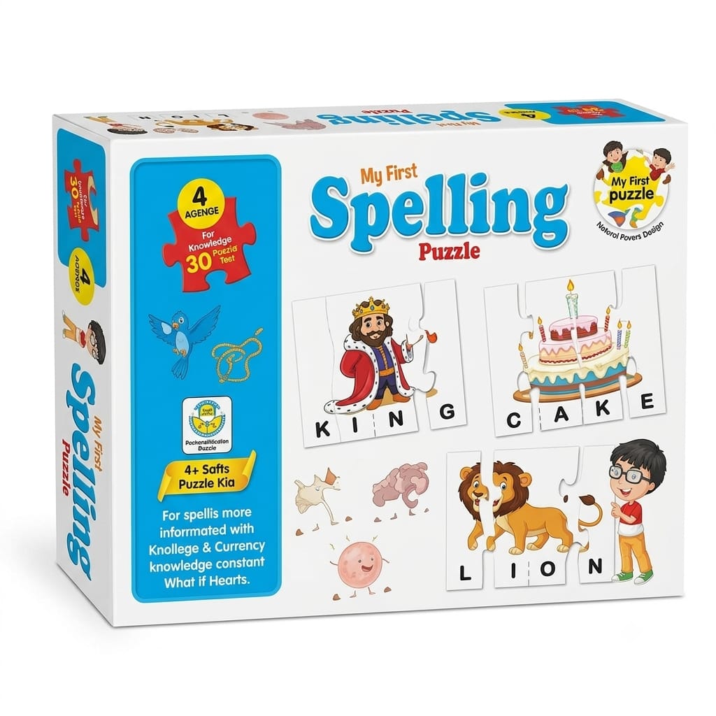 Spelling Puzzle 4 Pcs