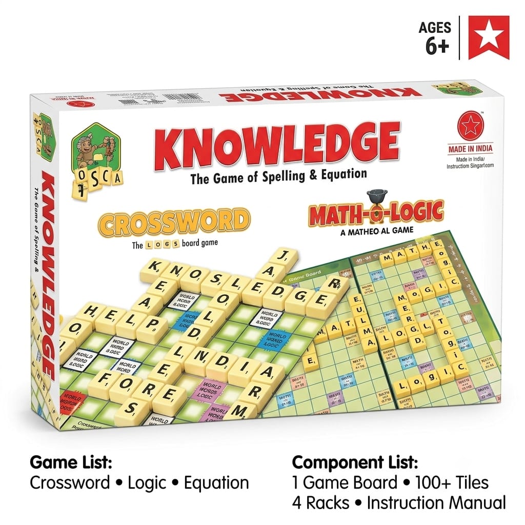 Knowledge- The game of spelling & equation