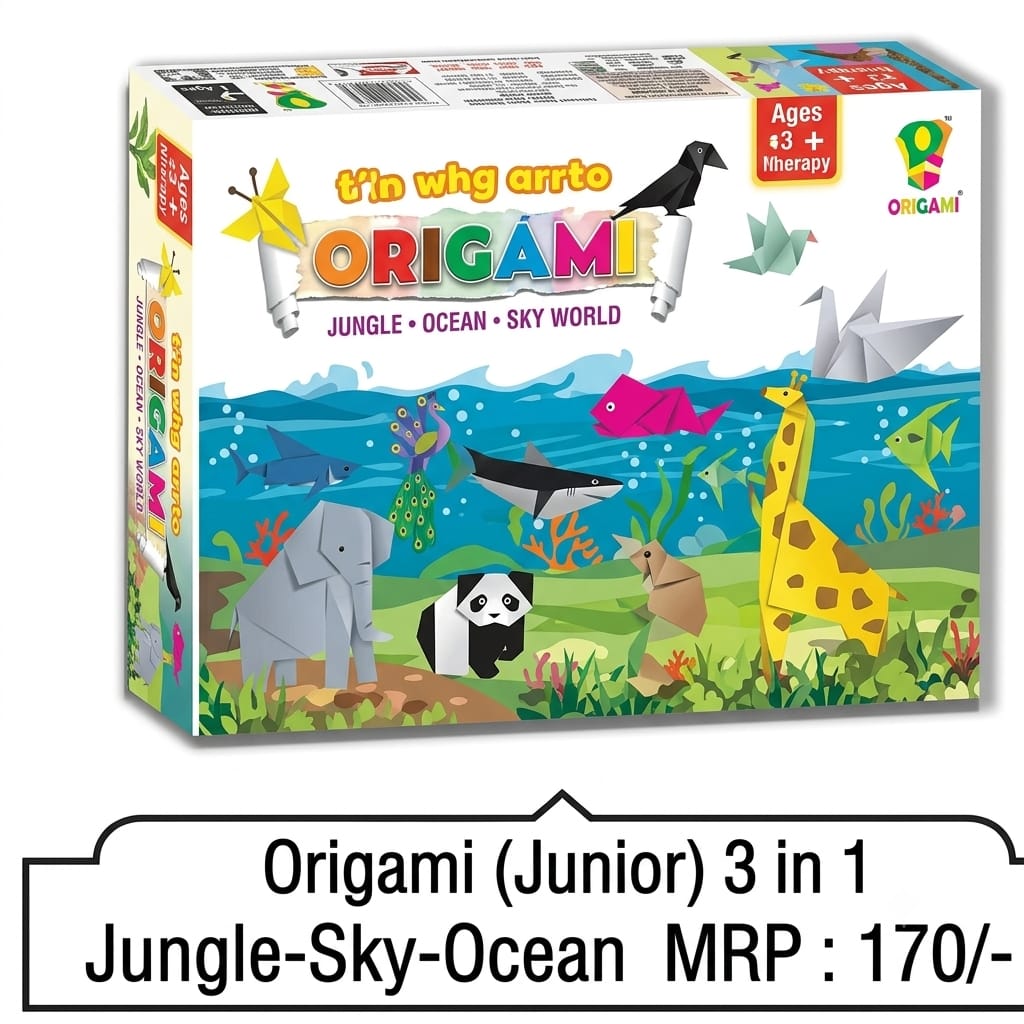 Origami Jr. 3 In 1 Jungle-Sky-Ocean