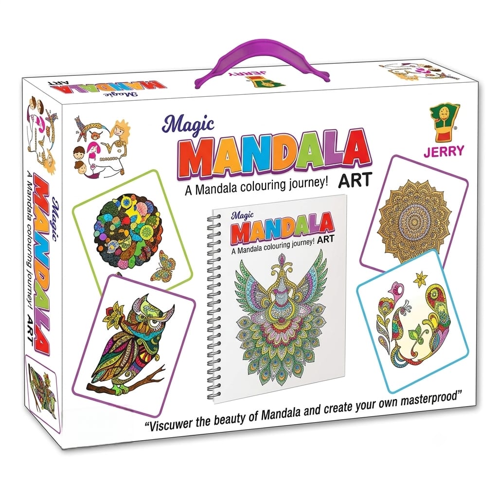 DIY Magic Mandala Colouring