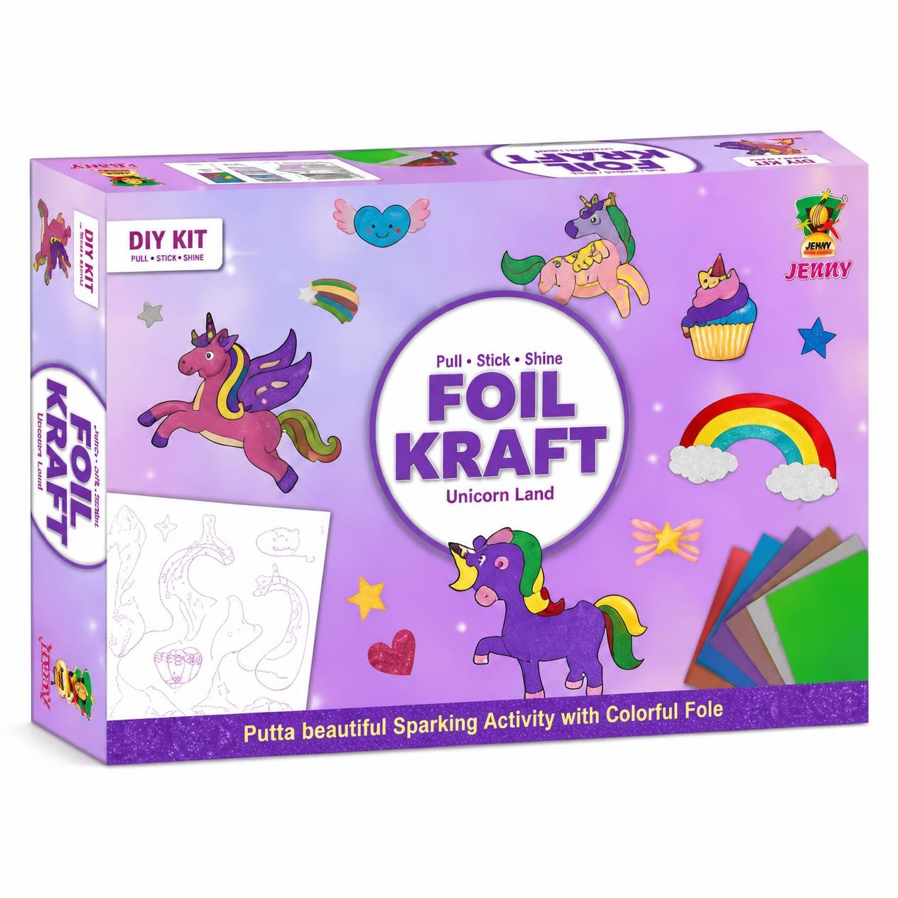 DIY Foil Kraft Unicorn Land Kit