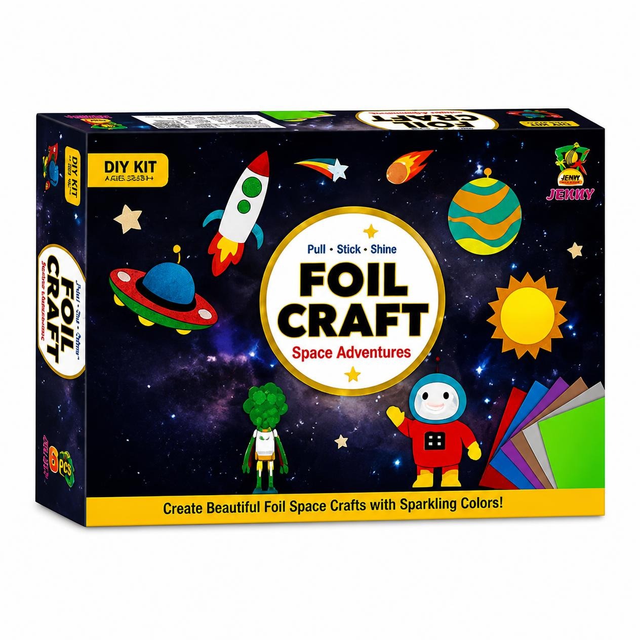 DIY Foil Craft Space Adventures Kit
