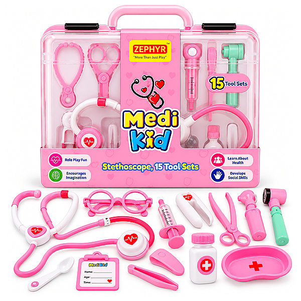 Medi Kid Pink Doctor Set