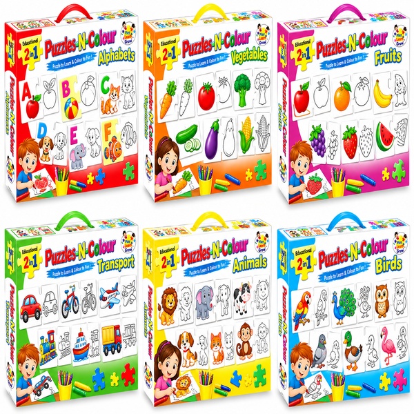 Puzzle N Colour 2 In 1
