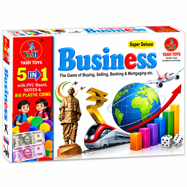 5 in 1 Business Super Deluxe Board Game