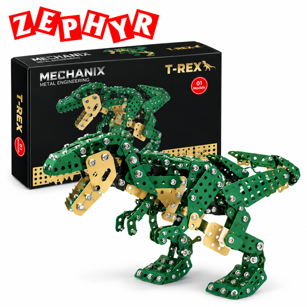 Mechanix T-Rex Metal Engineering Construction Building Set